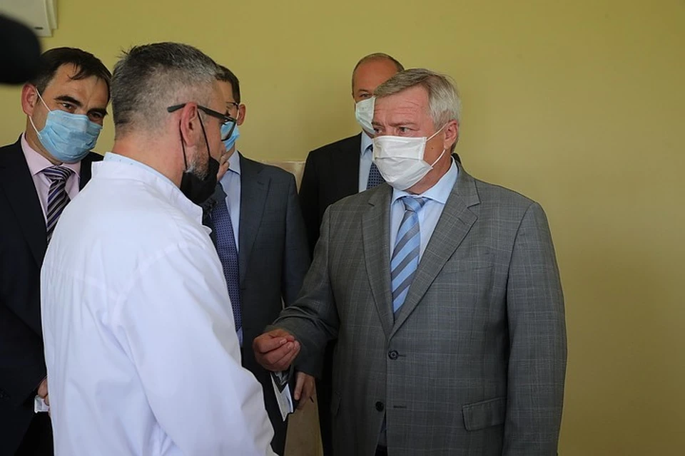 Губернатор проинспектировал ход строительства лицея и поликлиники Фото: сайт правительства Ростовской области
