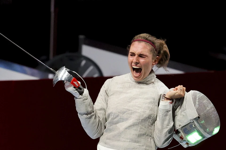 София Позднякова начала фехтовать в 10 лет. Фото: Reuters.