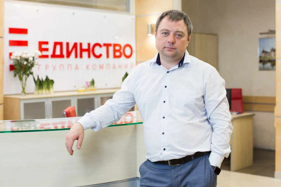 Генеральный директор ГК «ЕДИНСТВО» Антон Воробьев.