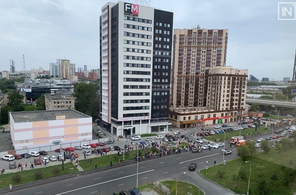 В отделе аренды бизнес-центра информацию об эвакуации узнали от журналиста "КП". Фото: "Инцидент-Екатеринбург"