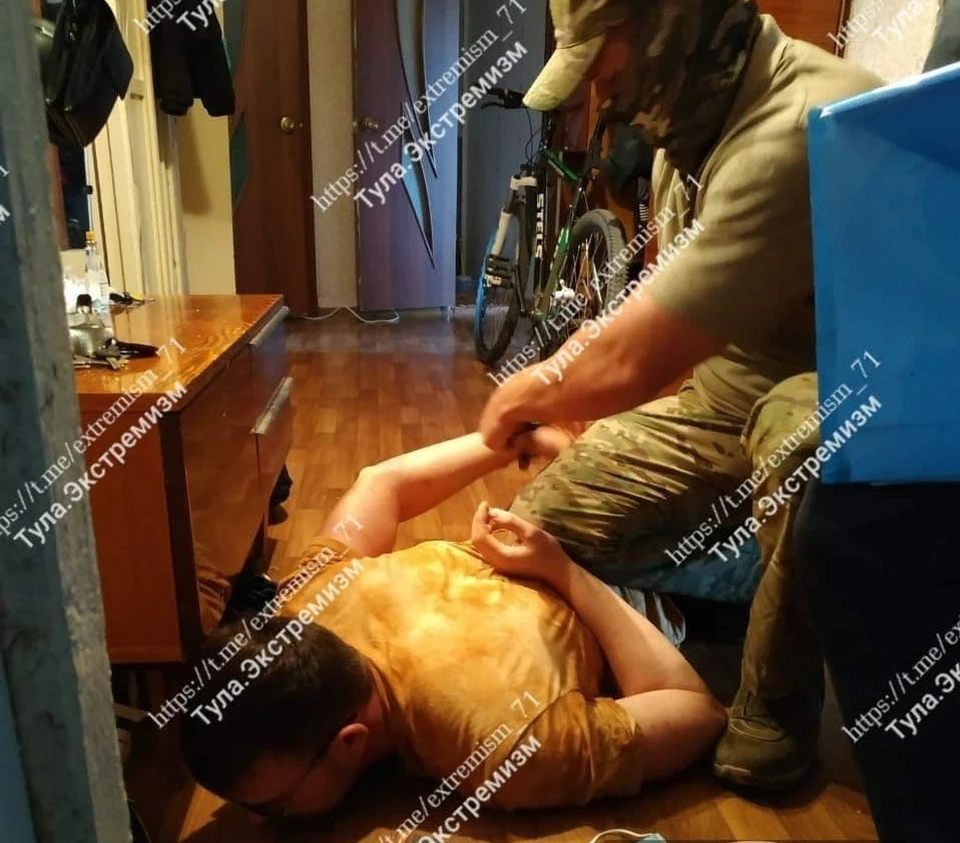 В Тульской области задержали экстремиста за призывы к насилию в отношении силовиков