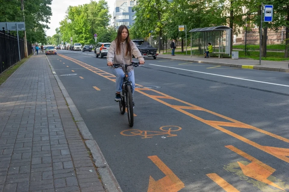 В Петербурге создадут еще три велосипедные дорожки.