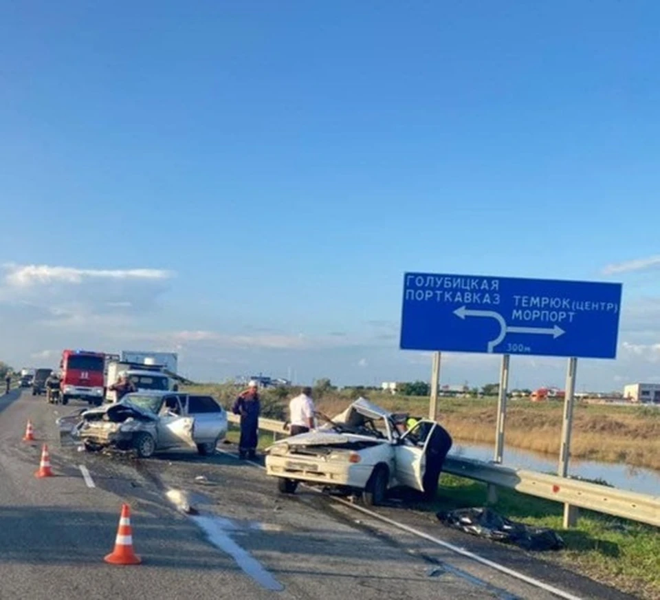 Серьезное ДТП в Темрюкском районе унесло одну жизнь, еще два человека в  больнице - KP.RU