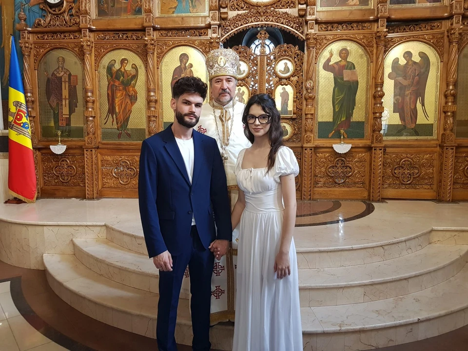 Клеопатра Стратан и Эдвард Санда обвенчались. Фото: соцсети
