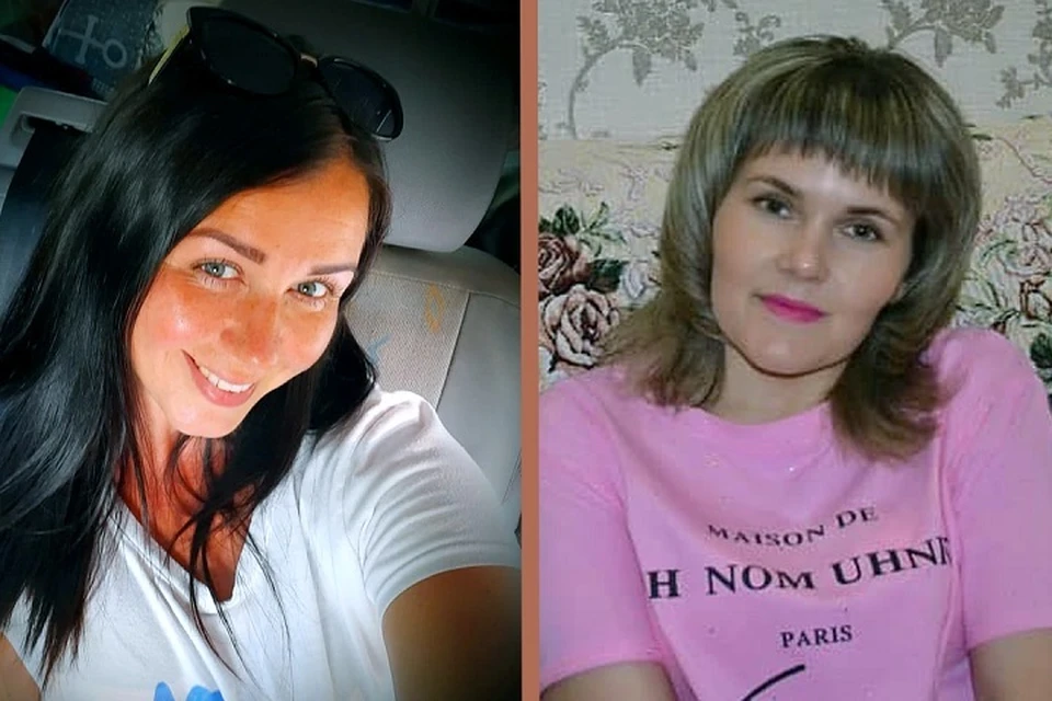 Наталья (слева) благодарит Ольгу за свое спасение.