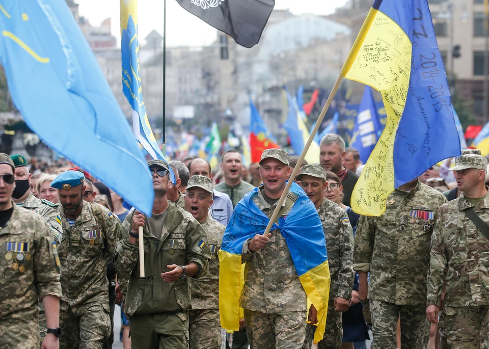 В Киеве прошел парад в честь 30-летия независимости страны.