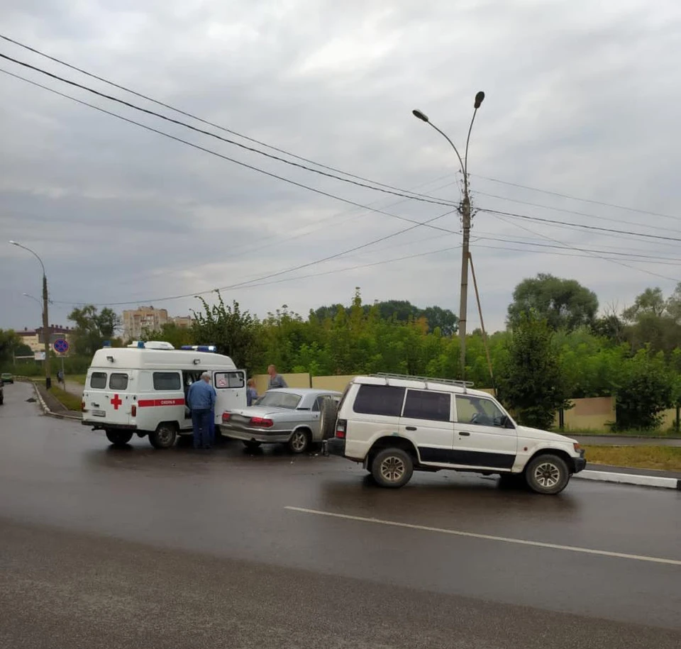 Авария произошла в районе Рассказовского шоссе