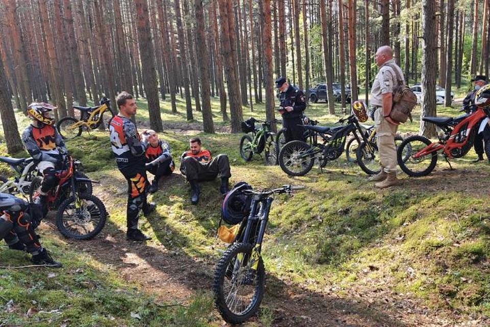 Мотоциклистов задержали в заповеднике "Сестрорецкие болота" / Фото: Комитет по природопользованию