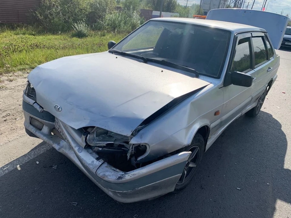 В Нягани от столкновения двух авто пострадал мужчина Фото: Госавтоинспекция Югры