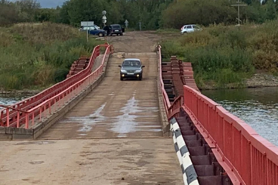 По мосту смогут двигаться только легковушки весом не более 3,5 тонн. Фото: vk.com/mo_kirovochepetsk