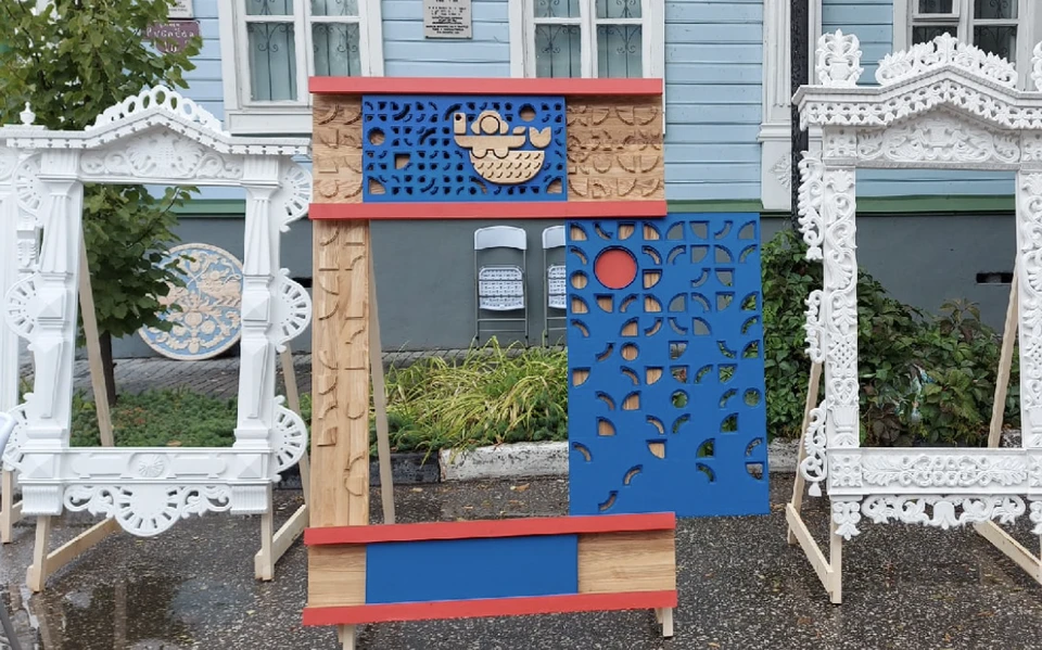 В Городце смастерили наличник XXI века Фото: группа Вконтакте КЦ «Лев и Вишня»