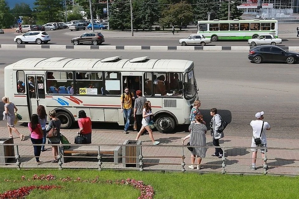 В красноярской Покровке изменилась на четыре дня схема движения автобусов