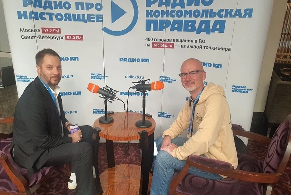 Александр Цыпкин побывал в открытой стадии радио "Комсомольская правда"