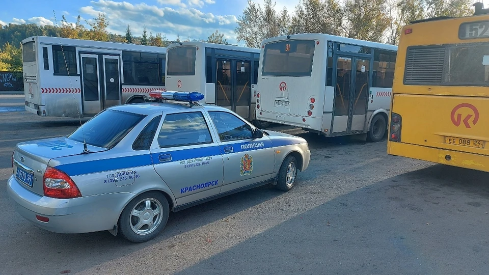 В Красноярске по вине водителей автобусов с начала года произошло 45 ДТП. Фото: ГИБДД Красноярск