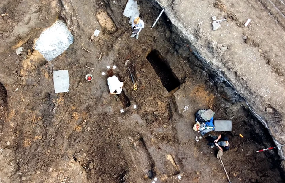 Археологи работают на объекте культурного наследия