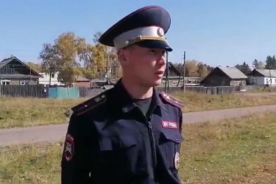Инспектор ГИБДД из Бурятии Вадим Балагуров. Фото: ГУ МВД России по Бурятии