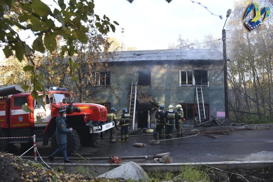 В пожаре на улице Радищева погибли два человека. Фото: администрация Мурманск