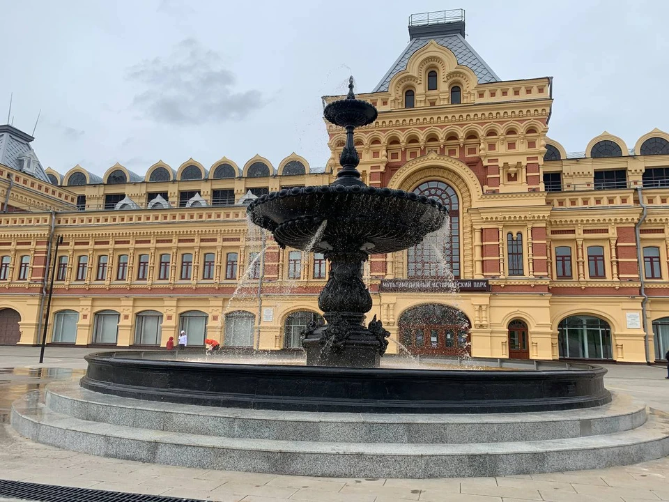 Реконструкция фонтана на Нижегородской ярмарке завершилась Фото: пресс-служба правительства Нижегородской области