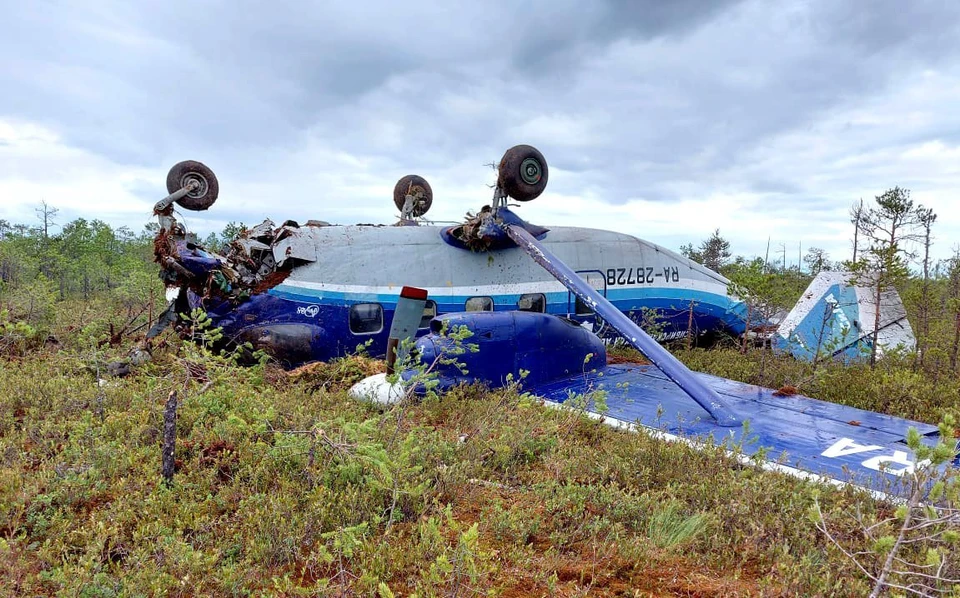 Самолет восстановлению не подлежит. Фото: ГУ МЧС России по Томской области