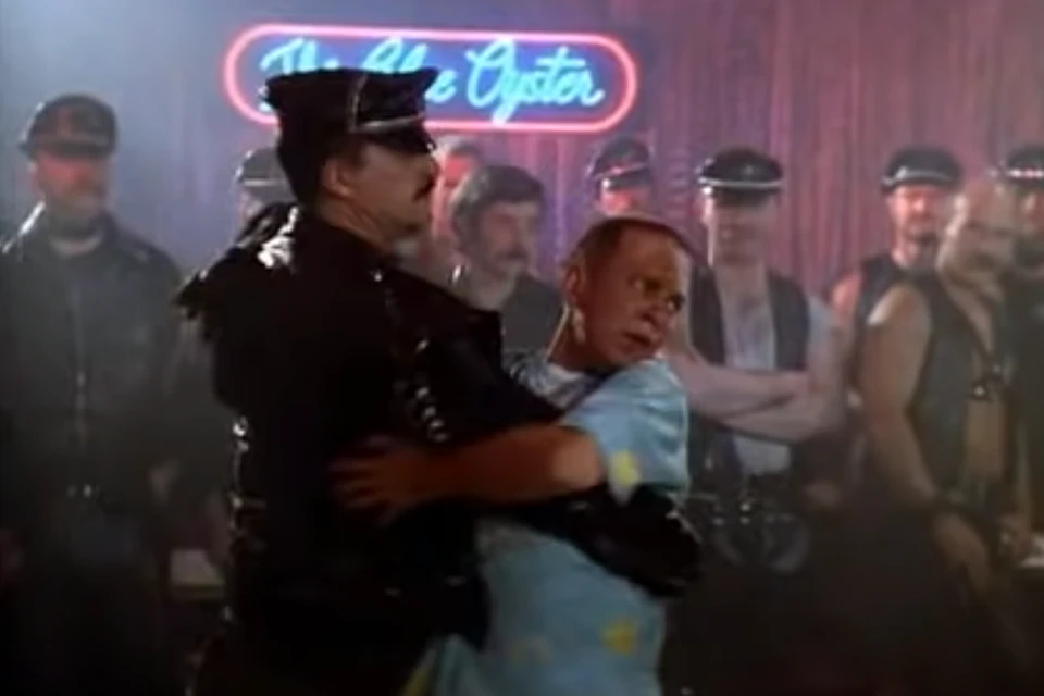Гражданина Ирландии изнасиловали у бара "Голубая устрица". Фото: Кадр из фильма "Полицейская академия".