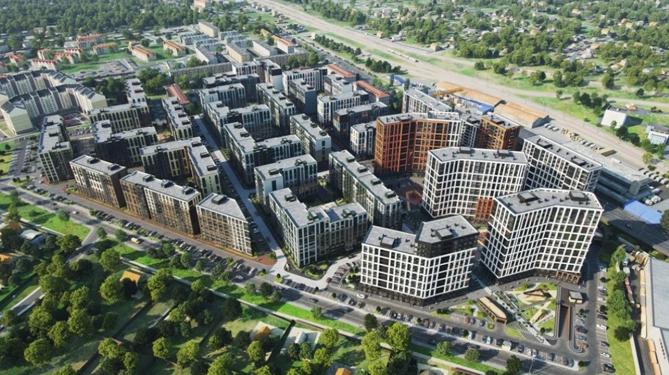 Микрорайон займет территорию площадью 14 га.