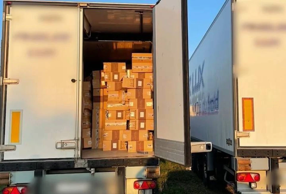 По версии следствия, сотрудники таможни помогали контрабандистам переправить через границу фуры с сигаретами. Фото: пресс-служба СК РФ