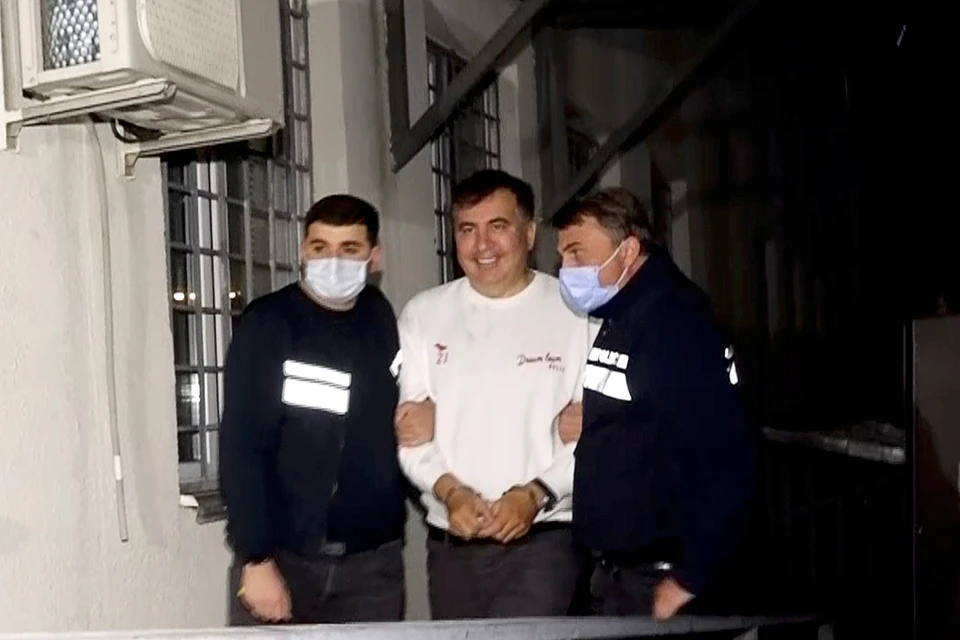 Саакашвили недавно тайно вернулся в Грузию и был арестован