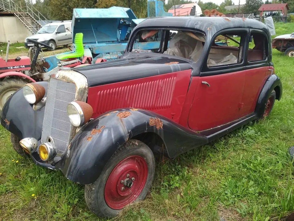 Mercedes-Benz 170 - настоящий представитель немецкой автоклассики. Фото: VK/“Тверь ВКонтакте»