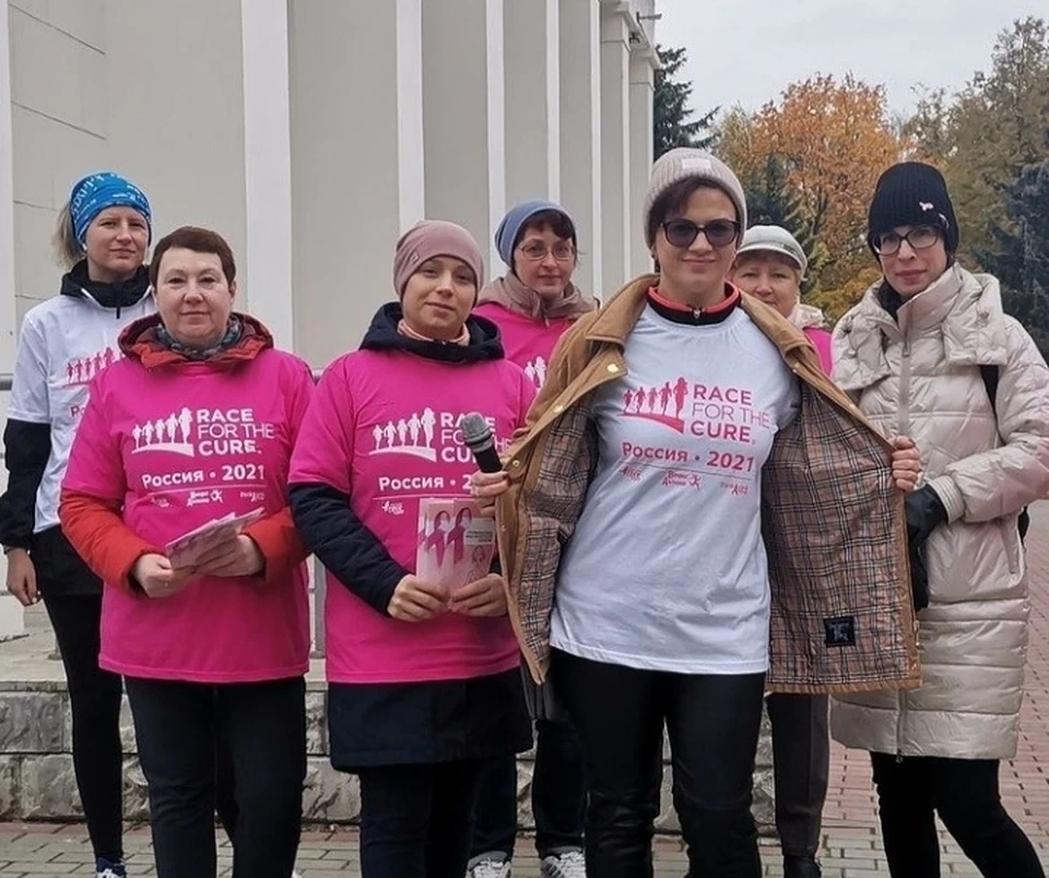 Жительницы Владимира второй раз присоединились к марафону «Race for the cure». Фото из личного архива Юлии Кабициной