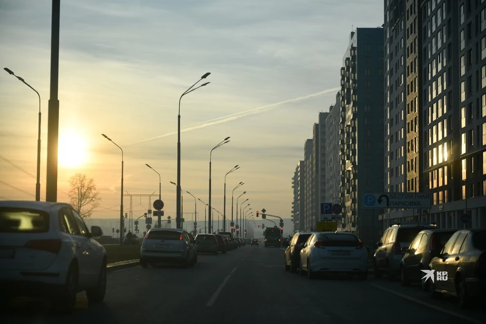 Утро 15 октября 2021 в Солнечном, дымка ушла.