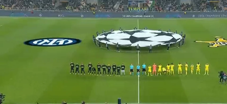 "Шериф" достойно играл на легендарном стадионе "Джузеппе Меацца" против миланского "Интера" (Фото: скрин с видео).