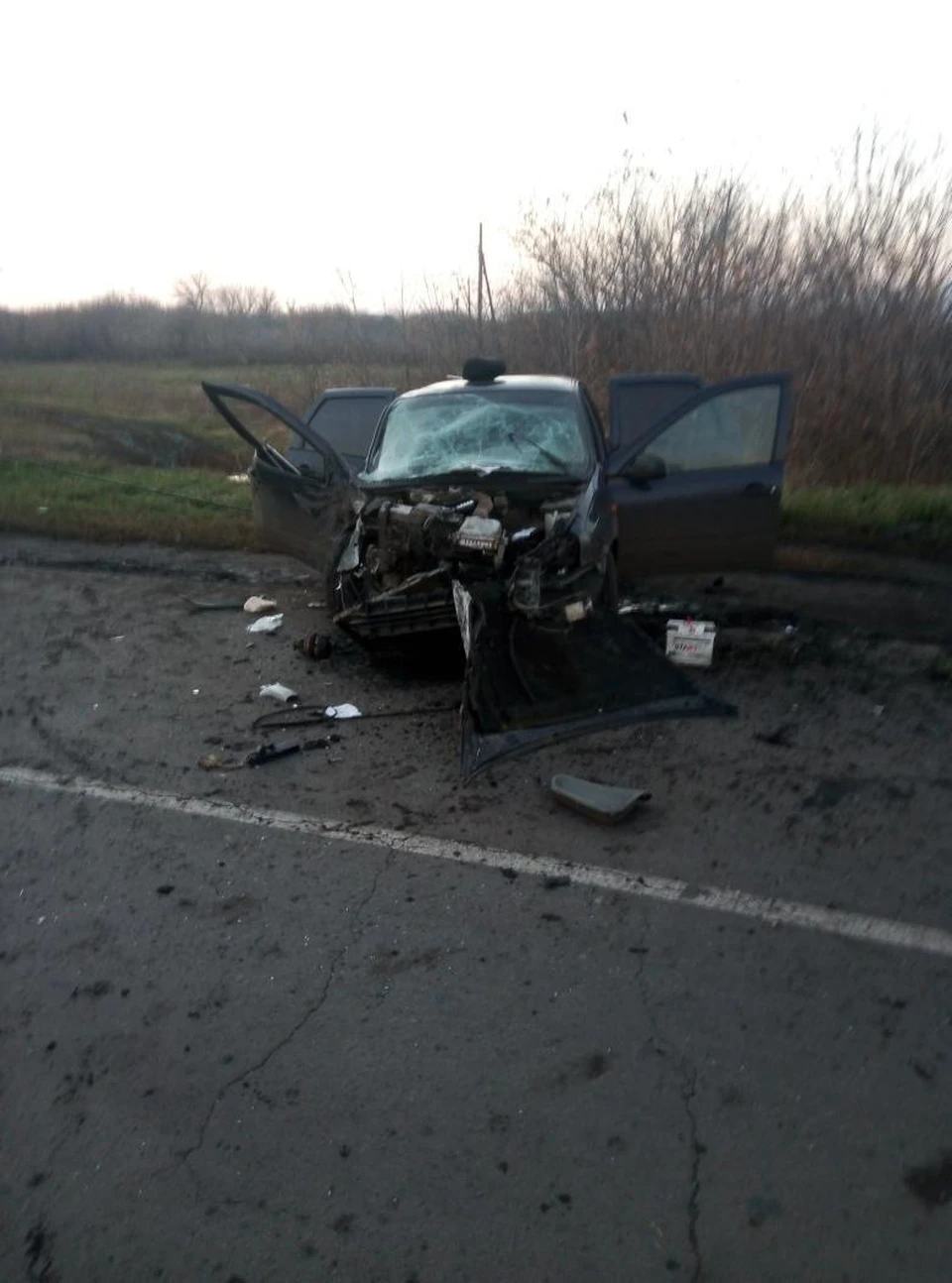 В Тамбовской области потерявшее управление авто въехало в столб: на месте  ДТП погибла 45-летняя женщина - KP.RU