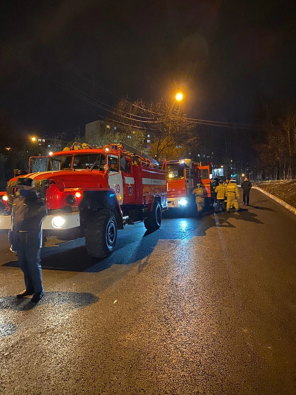 Пожар в больнице Ижевска. Фото: социальные сети главы Удмуртии Александра Бречалова