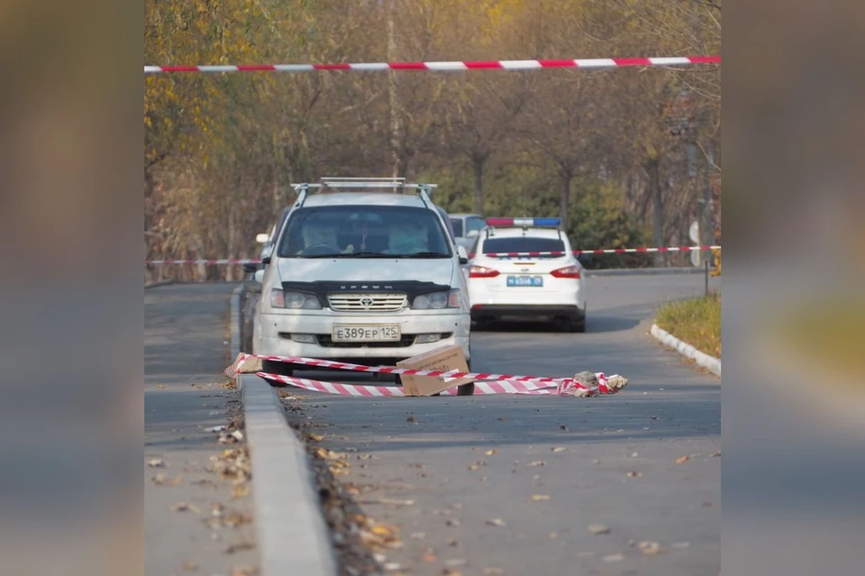 Место обнаружения предположительно опасного объекта оцеплено. Фото: instagram.com/realivanmuntyan