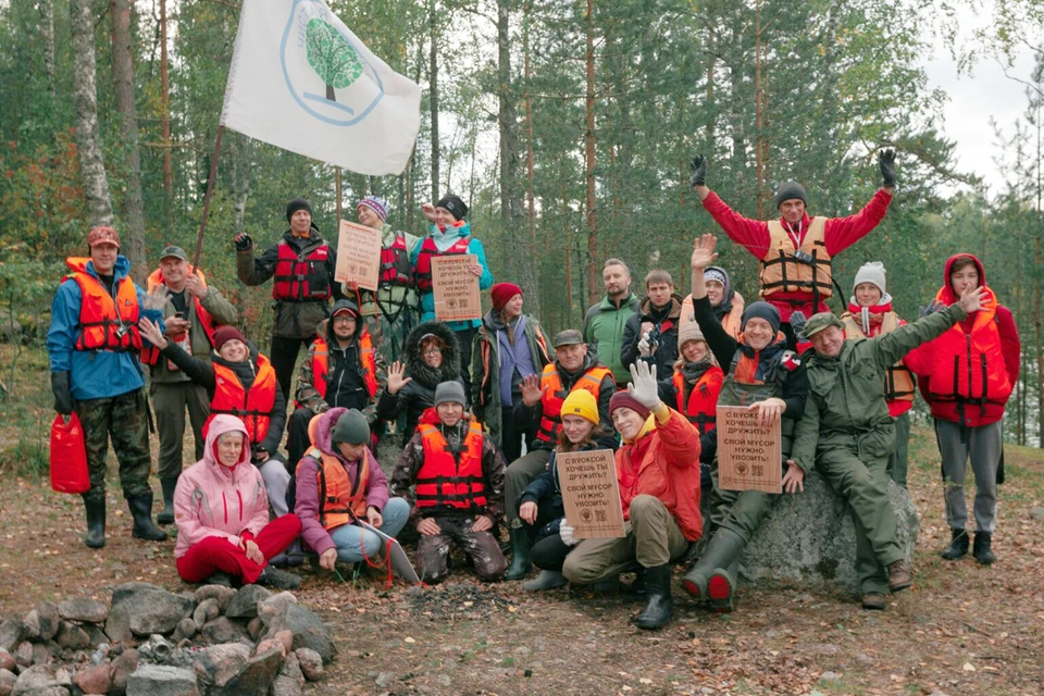 Активисты с 2014 года наводят порядок на озерно-речной системе Вуокса