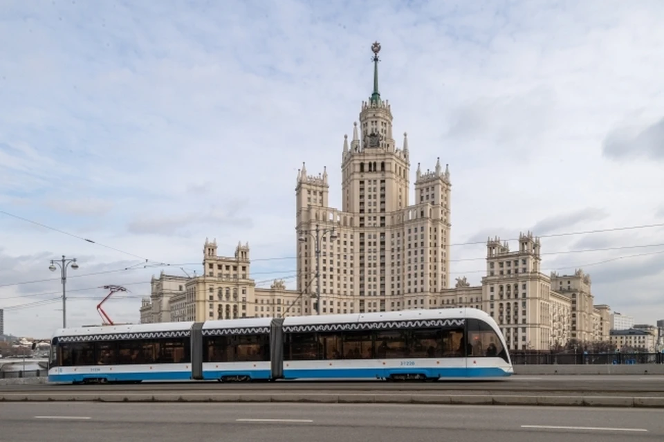 Таких трамваев много в Москве