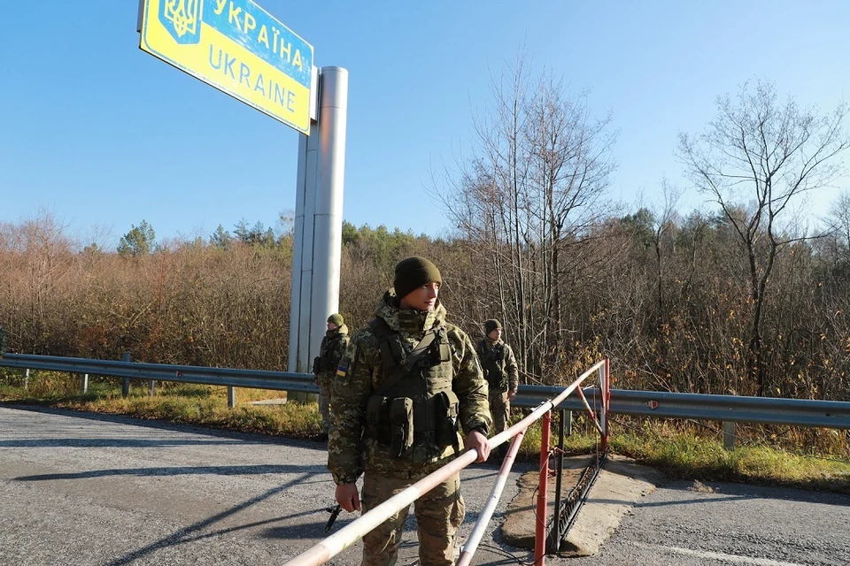 Украинские военные и пограничники проводят спецоперацию на границе с Беларусью. Фото: ГПСУ