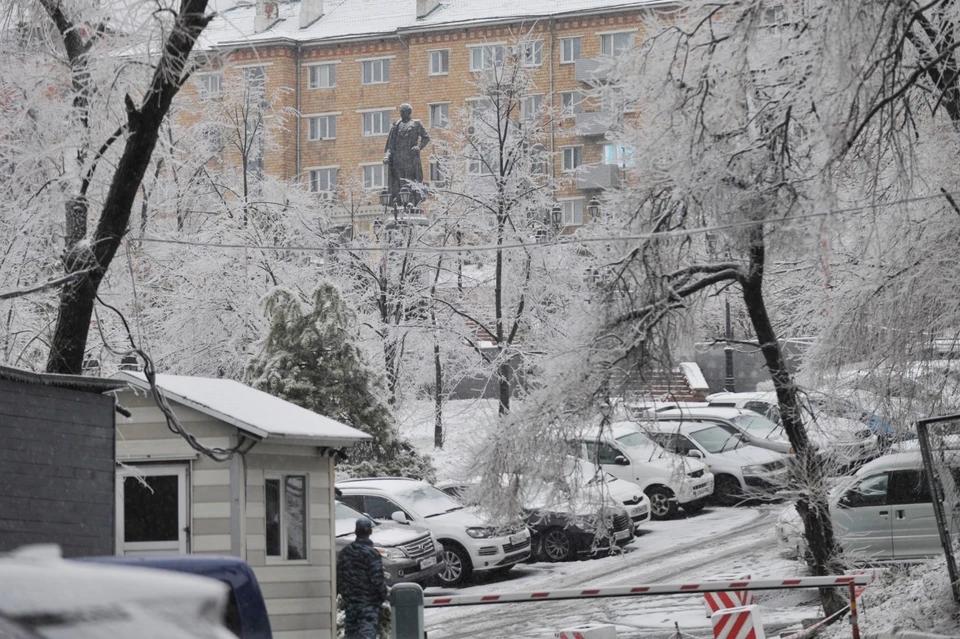 Снегопад окончание