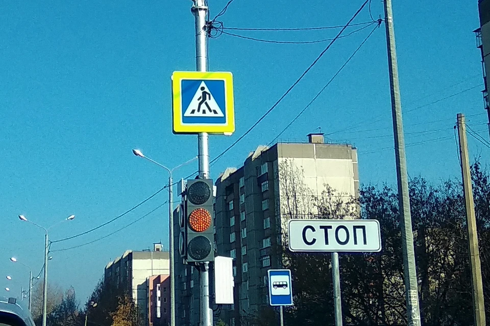 В Липецке возле остановки "Доватора" погасли светофоры