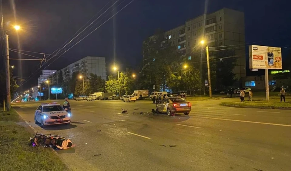 ДТП случилось на улице Молодогвардейцев. Фото: ГИБДД Челябинска