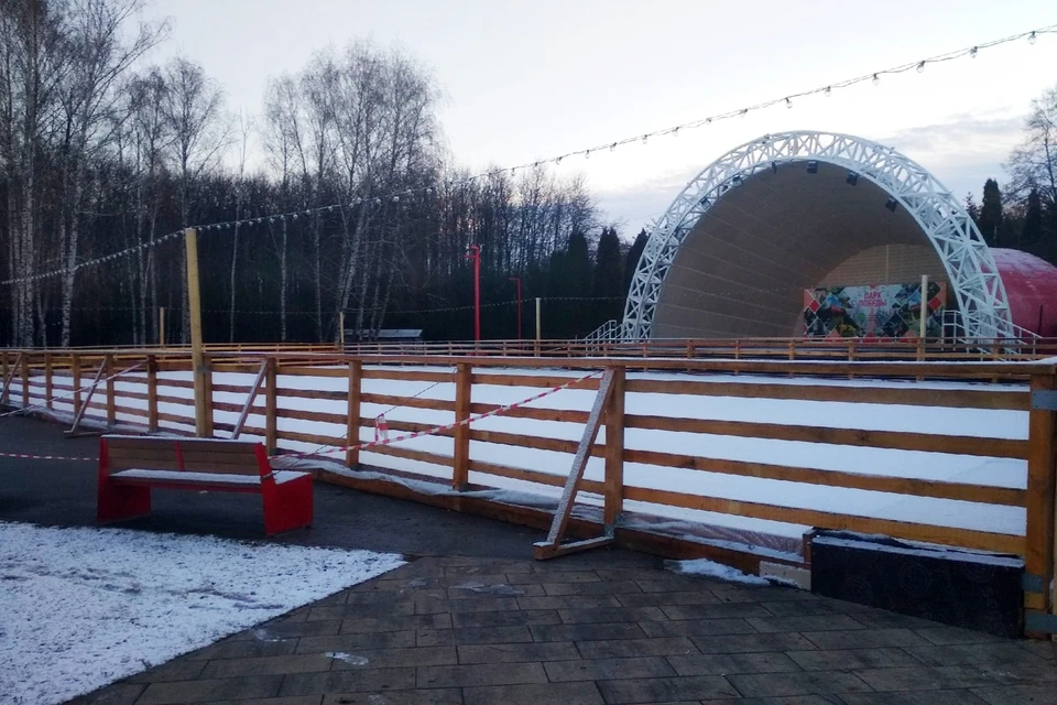 В Липецке откроется каток в парке Победы