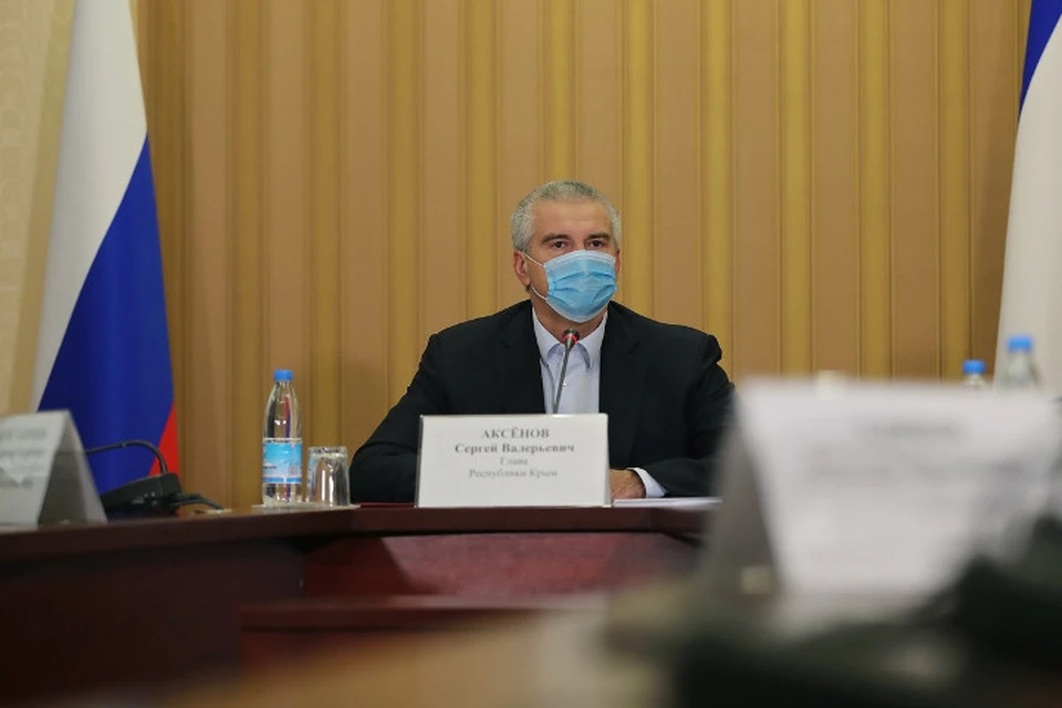 Доходную часть местных бюджетов Аксенов назвал "вялой". Фото: пресс-служба главы РК