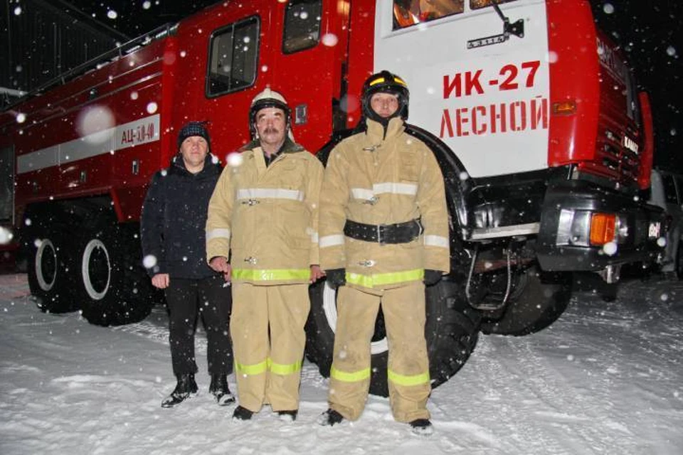 Пожарные исправительной колонии №27 прибыли на место ЧП в считанные минуты. Фото: 43.fsin.gov.ru