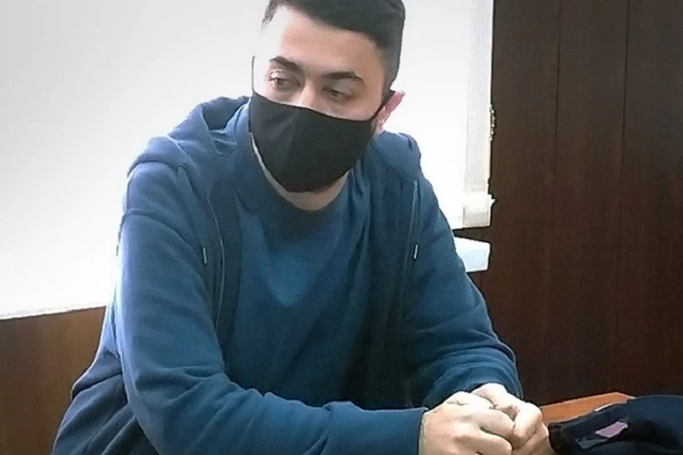 Стендап-комик Идрак Мирзализаде в суде. Фото: пресс-служба Таганского суда/ТАСС