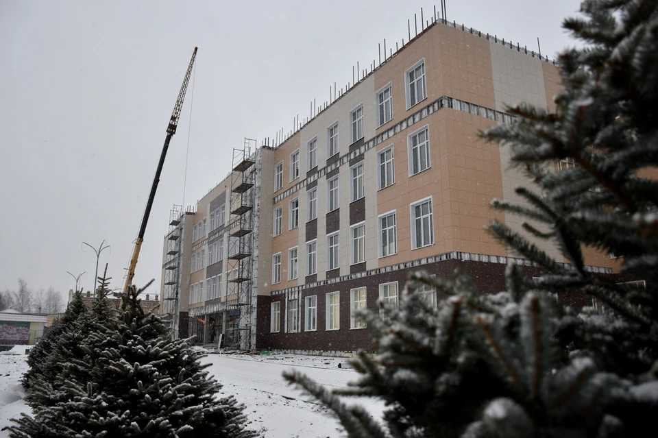 Строительство школы в Сасове завершается.