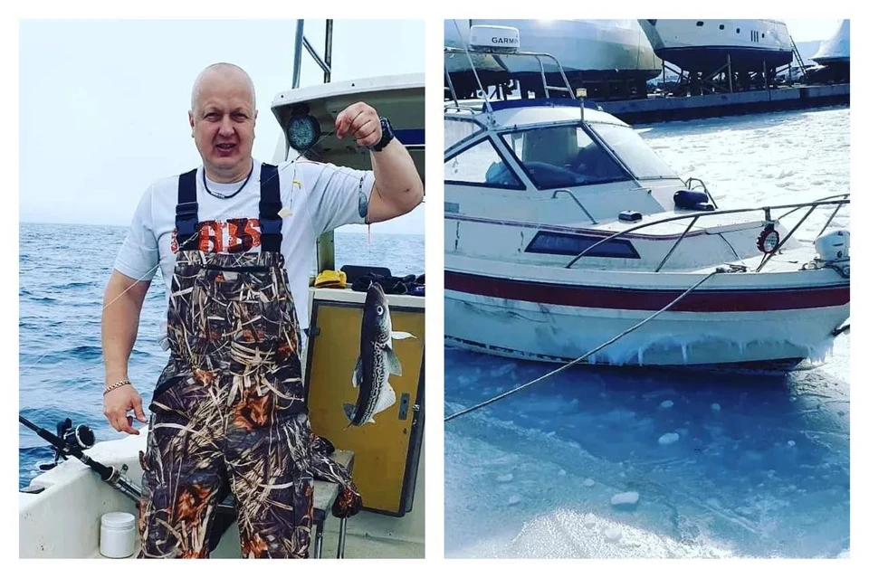 Пропавший рыбак и катер Ямаха. Фото: instagram.com/igirra
