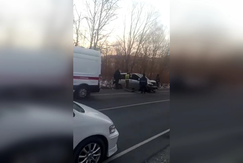 Фото: принтскрин видео ДТП, @dpscontroller