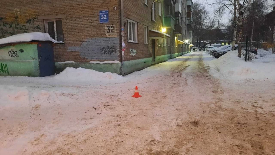 В этом дворе женщина сбила двухлетнего мальчика. Фото: Отдел пропаганды ГИБДД Новосибирска