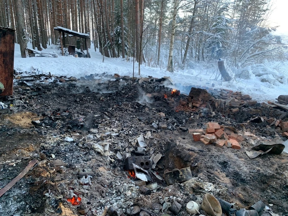 При пожаре в доме погиб мужчина Фото: СУ СК РФ по Тверской области