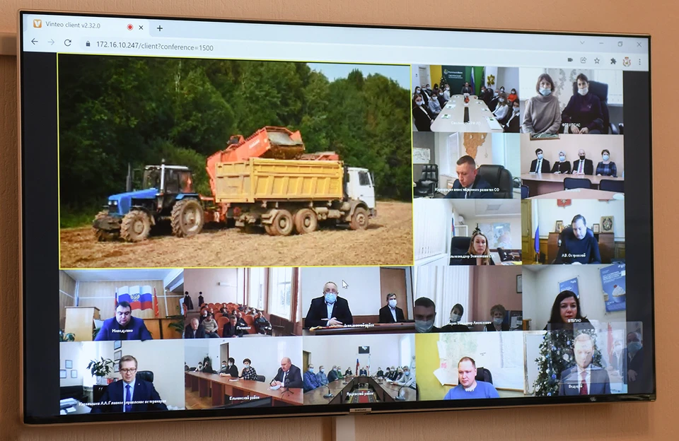 В Смоленской области подвели итоги работы агропромышленного комплекса. Фото: пресс-служба администрации Смоленской области.